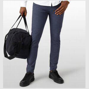 LULULEMON ABC Pants Skinny Leg *Tech Canvas Heathered Deep Navy Men's 30 x 31"